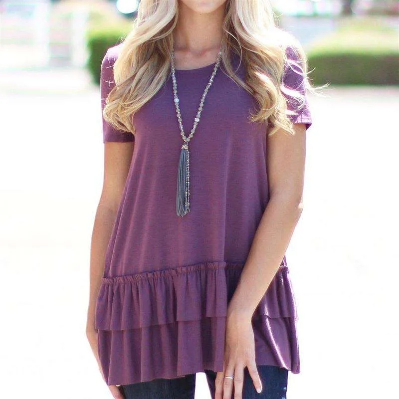 Ruffle Tunic | S-3XL
