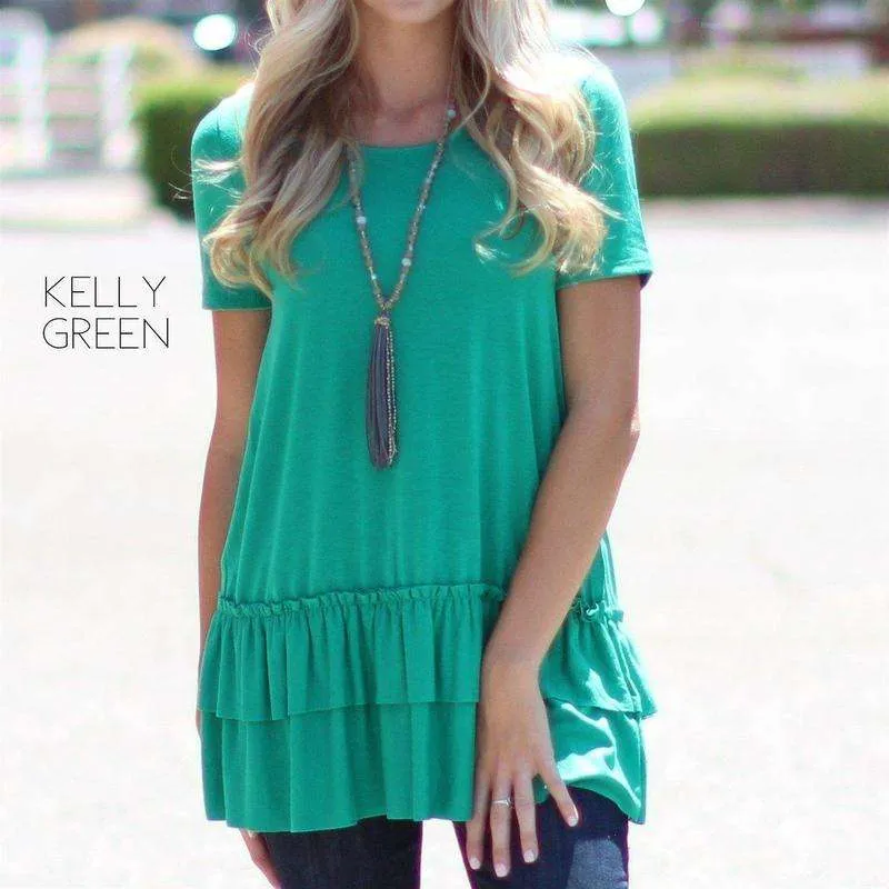 Ruffle Tunic | S-3XL