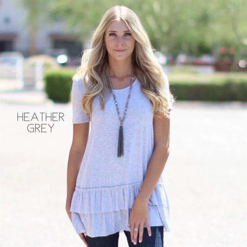 Ruffle Tunic | S-3XL