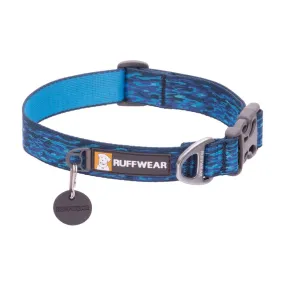 Ruffwear Flat Out Patterned Dog Collar (Oceanic Distortion)
