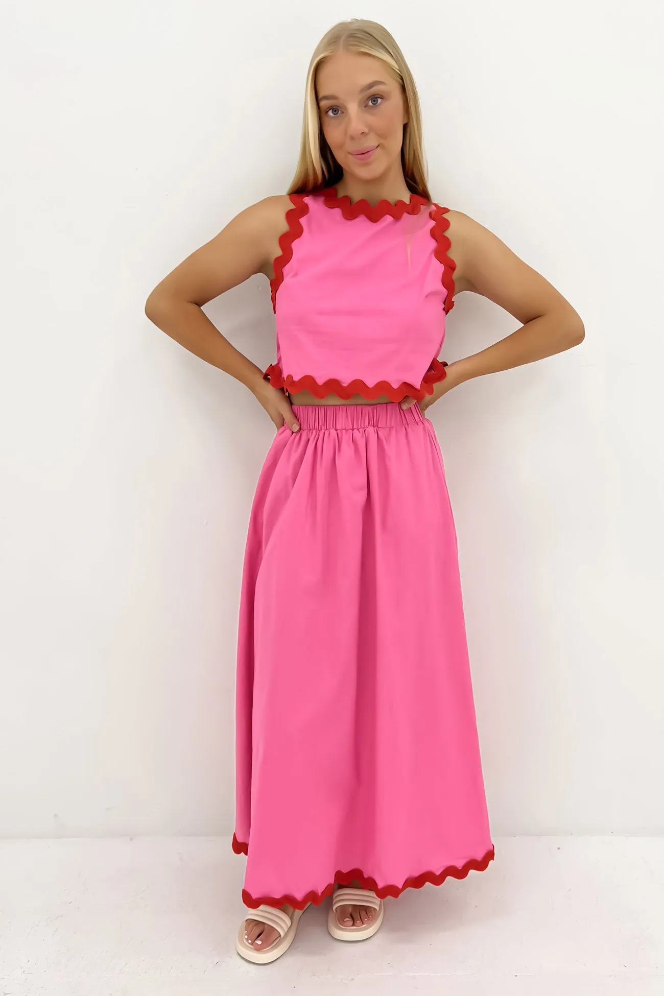 Rylee Set Pink Red