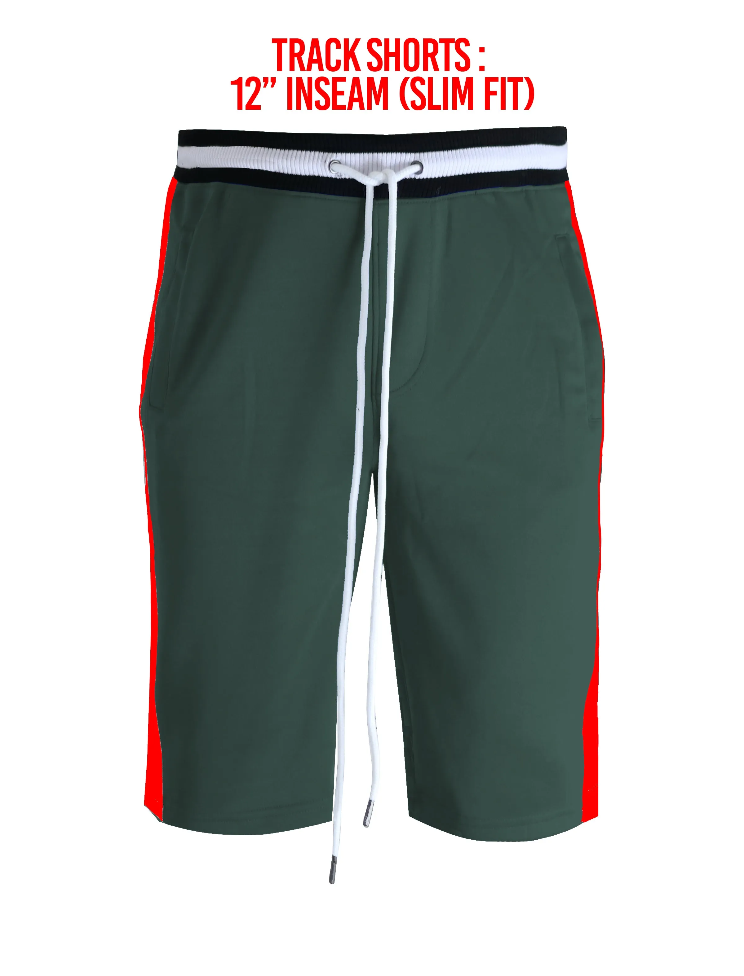 S91700-TRACK SHORTS (DK.GREEN)