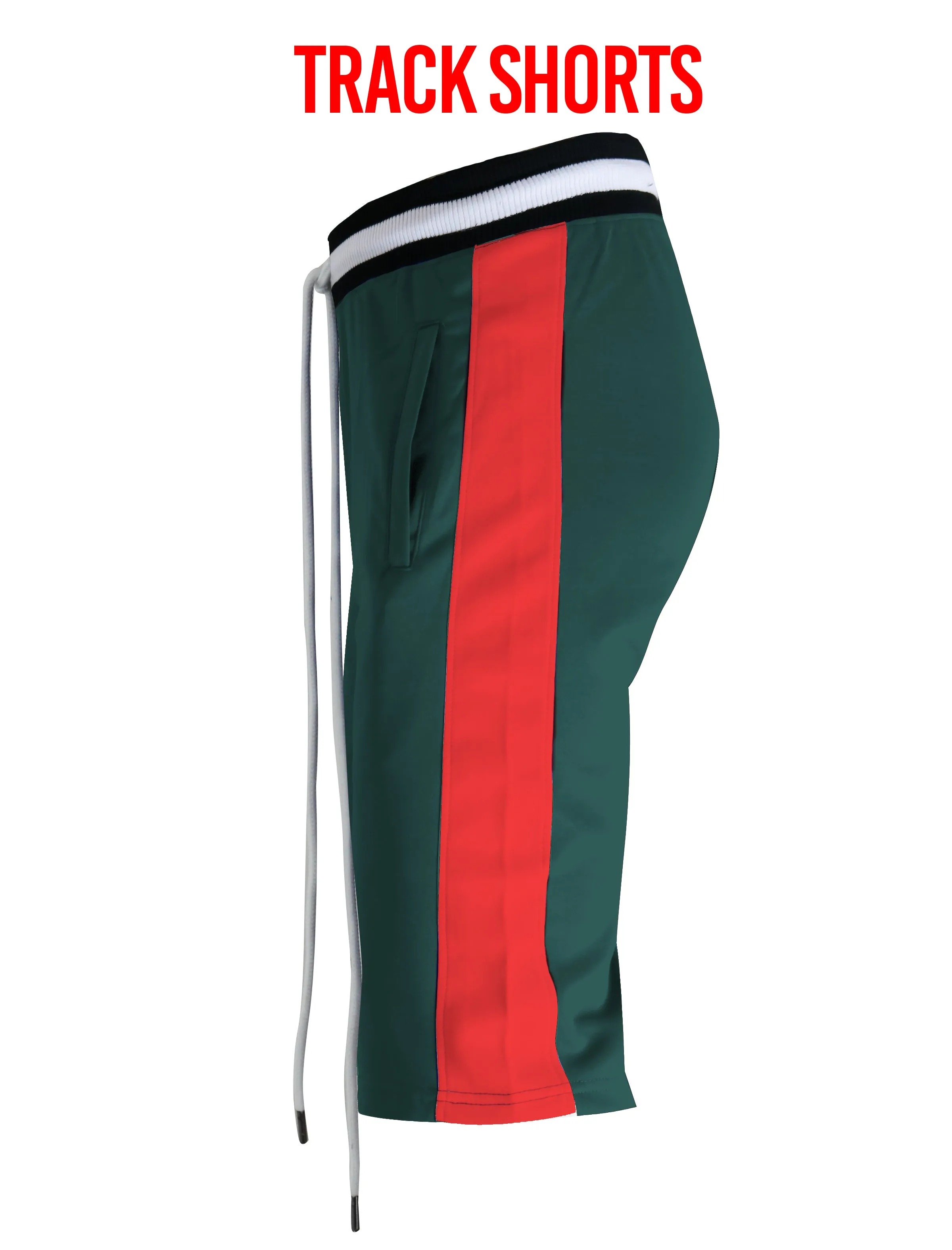 S91700-TRACK SHORTS (DK.GREEN)