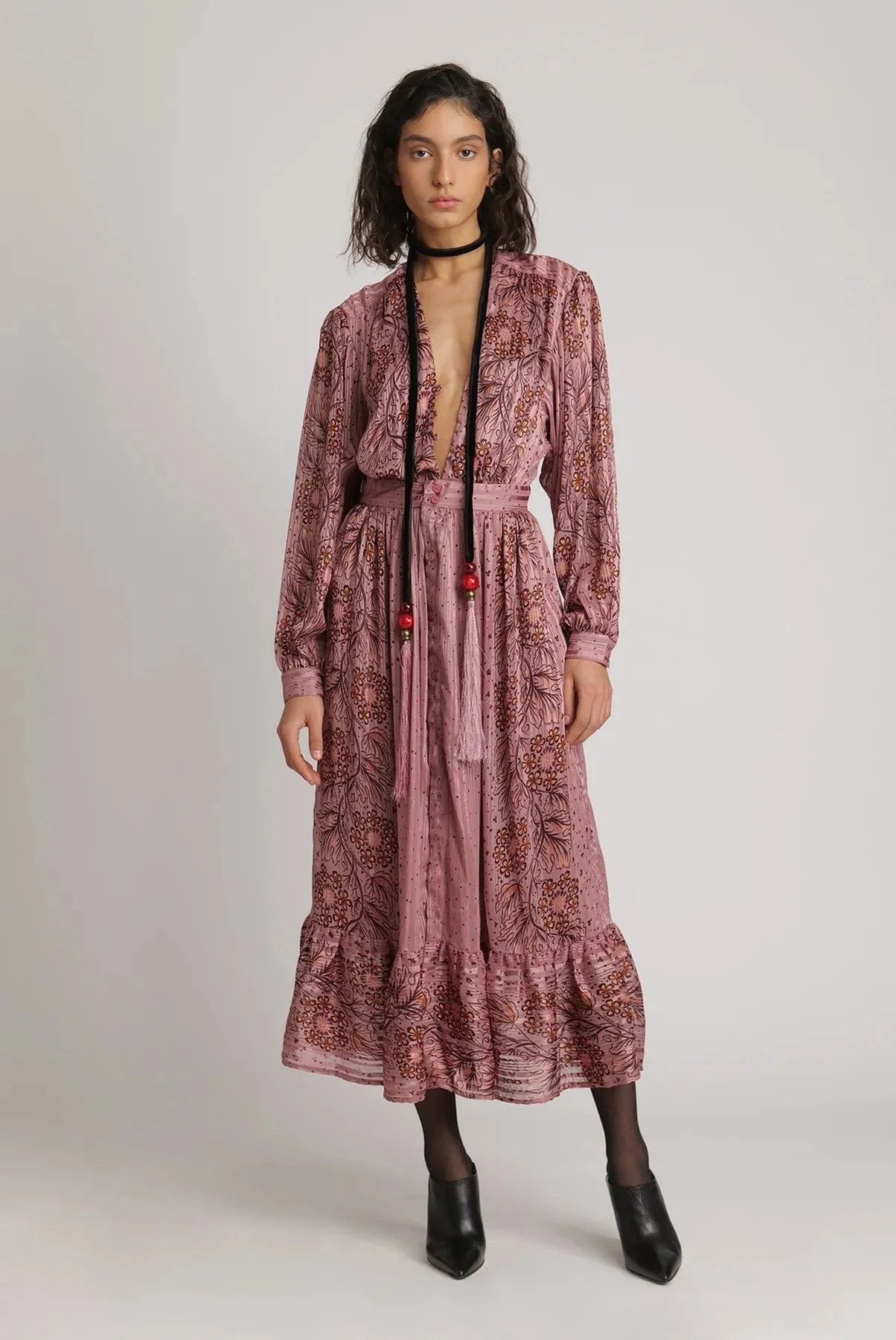SABINA MUSAYEV PHILIPA MIDI DRESS