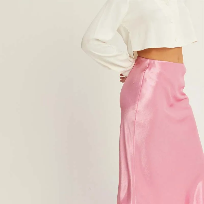 Satin Maxi Skirt