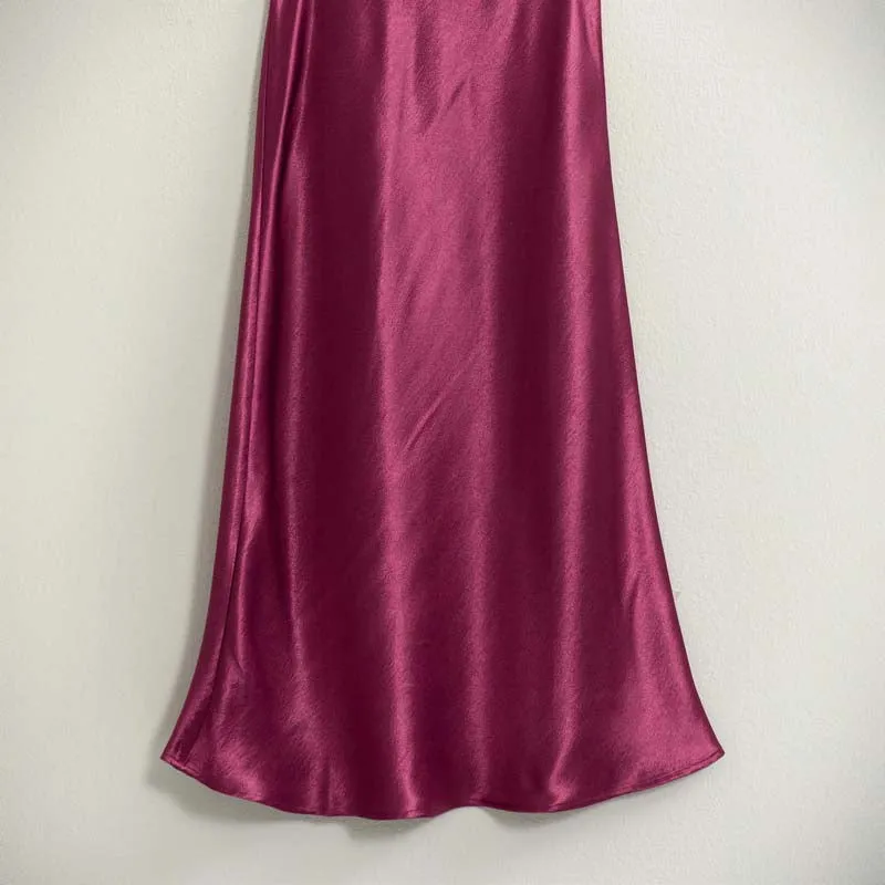 Satin Maxi Skirt