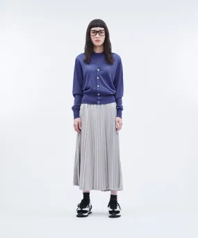 Satin Pleated Skirt