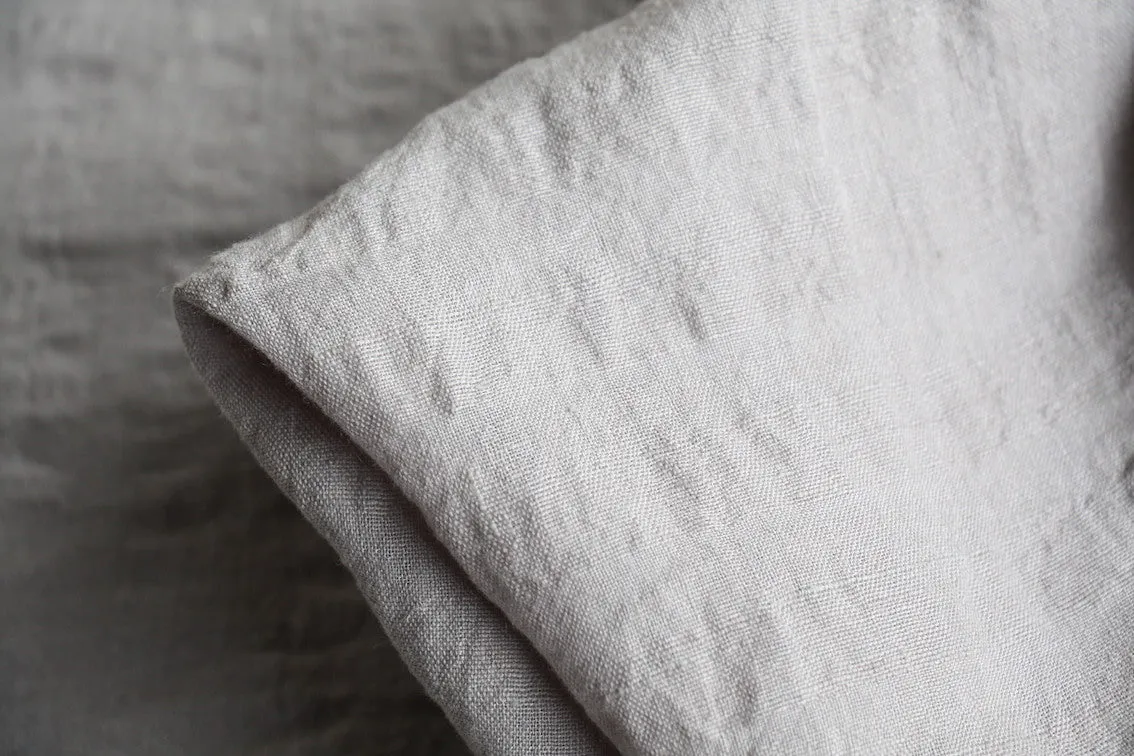 Self Check Silver Washed Linen
