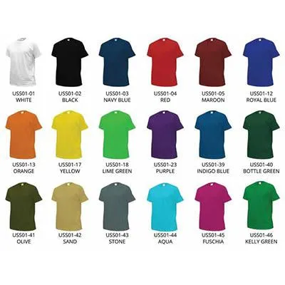 Short Sleeve T-Shirt with Matching Collar (Unisex)