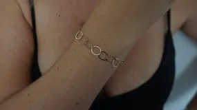 Single Rose Gold Vermeil Bracelet
