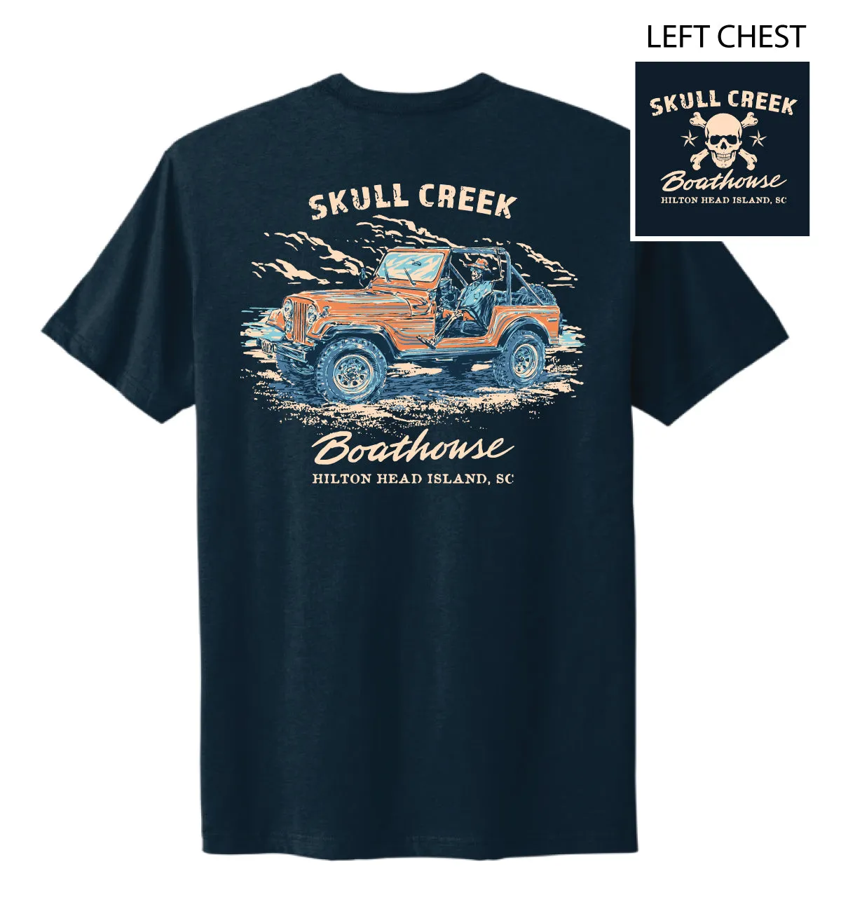 Skeleton Jeep Short Sleeve
