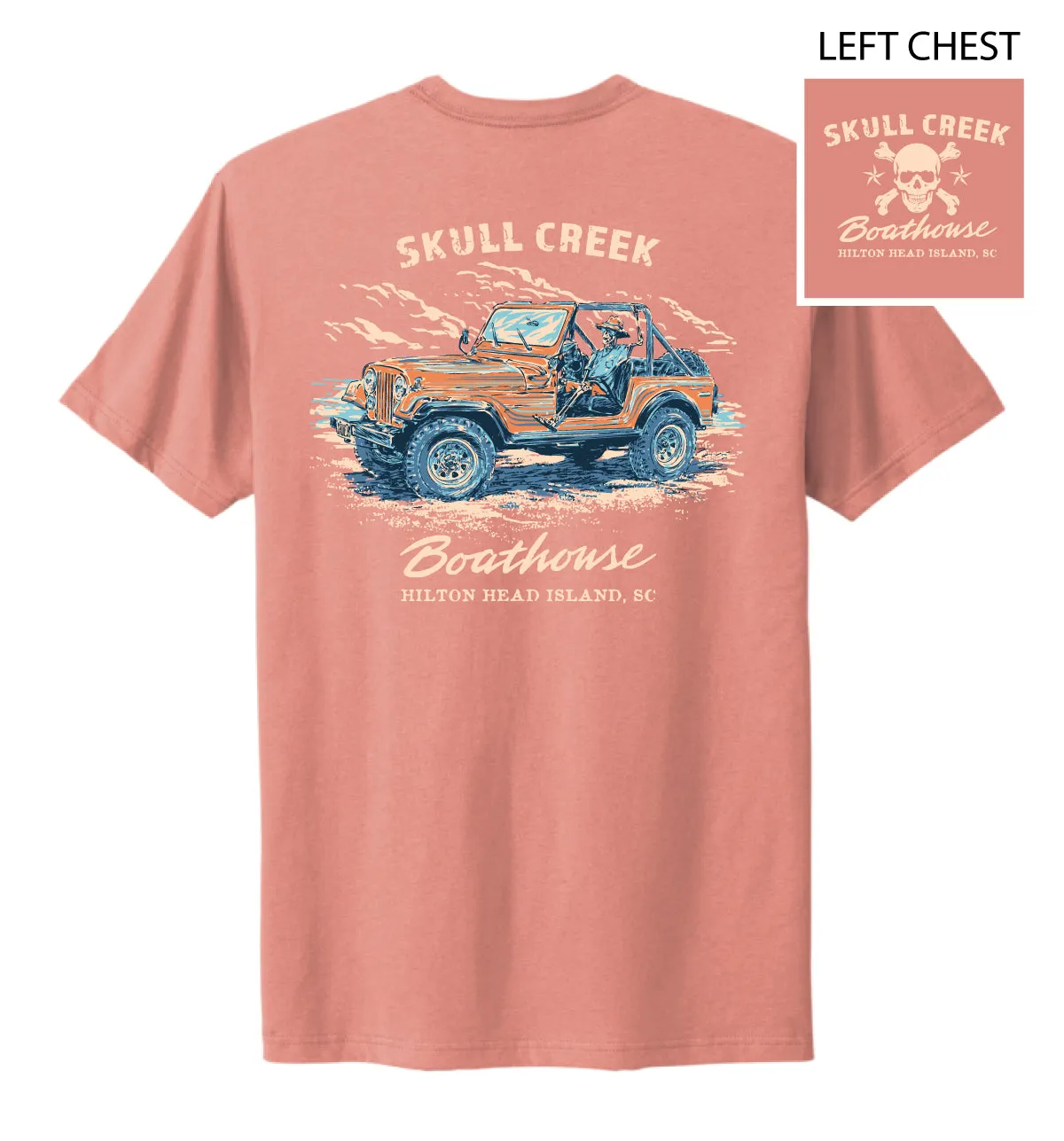 Skeleton Jeep Short Sleeve