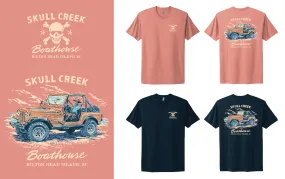 Skeleton Jeep Short Sleeve