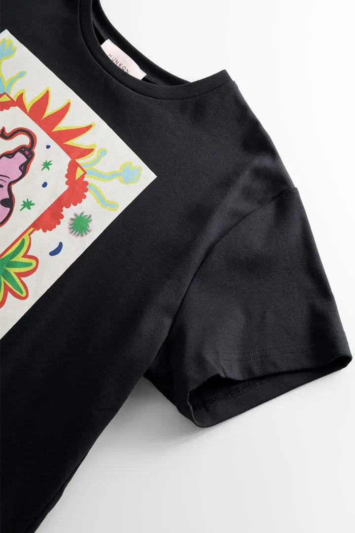 Spirit Snake T-shirt - Black
