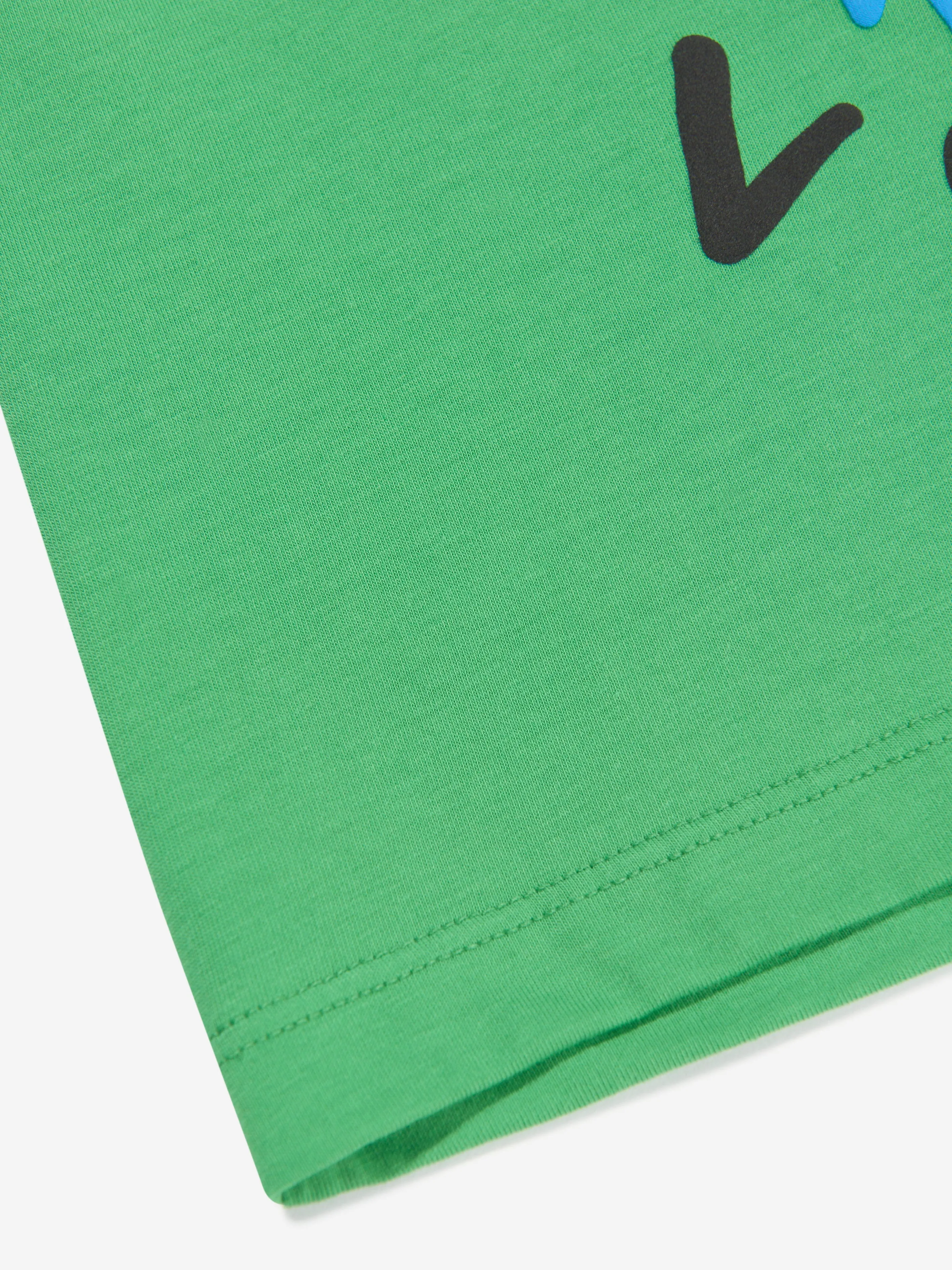 Stella McCartney Boys Monkey Print T-Shirt in Green