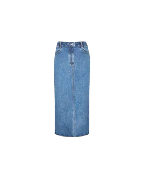 SUBLIME DENIM MAXI SKIRT INDIGO