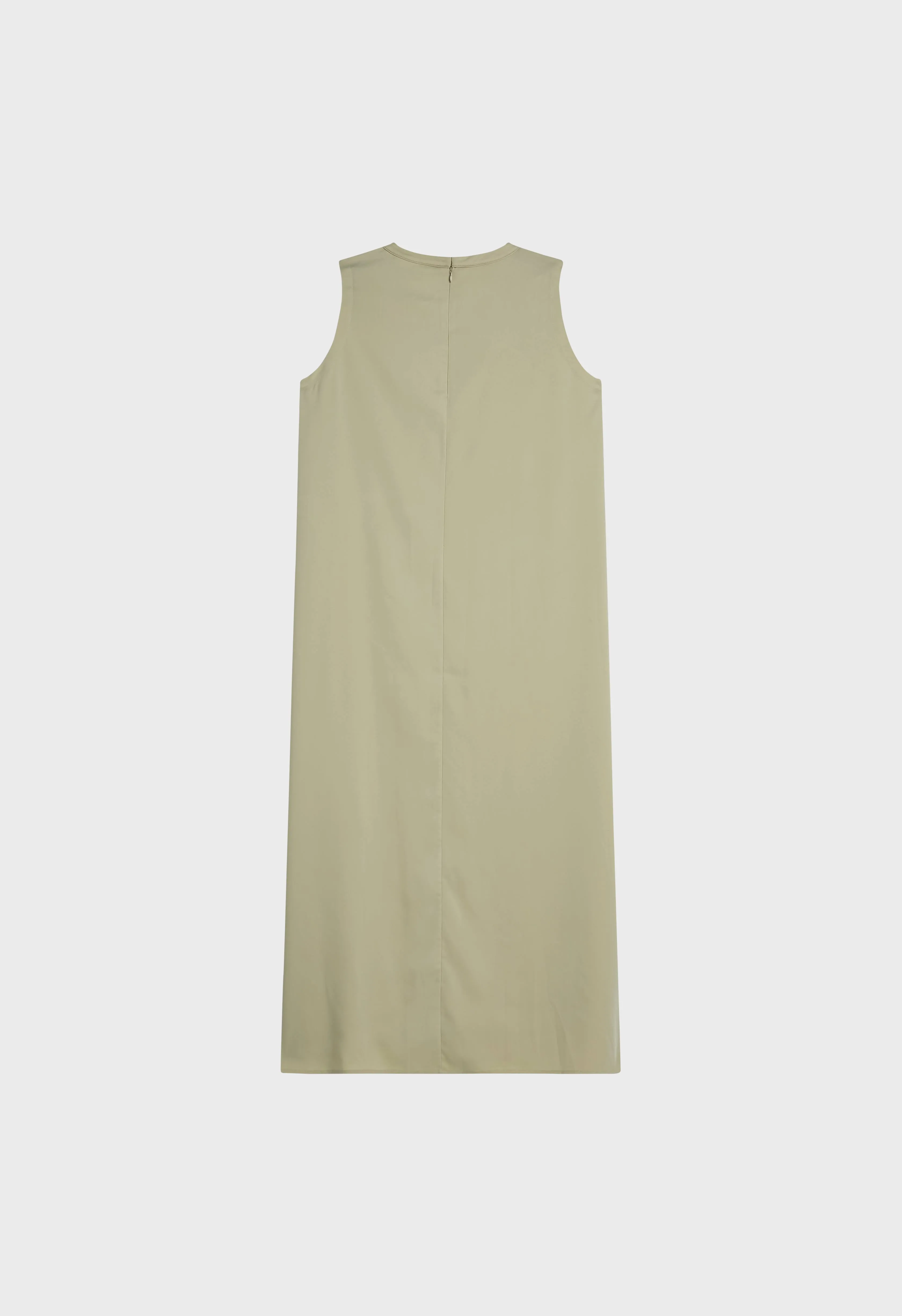 Summer Sleeveless Dress | Soft Khaki