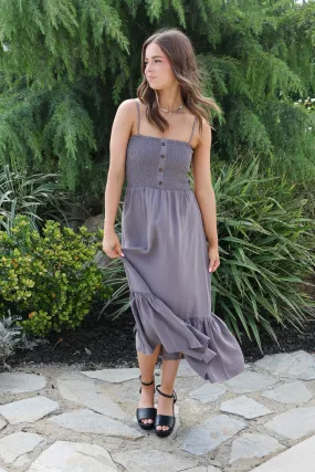 Sunset Chaser Dress in Grey