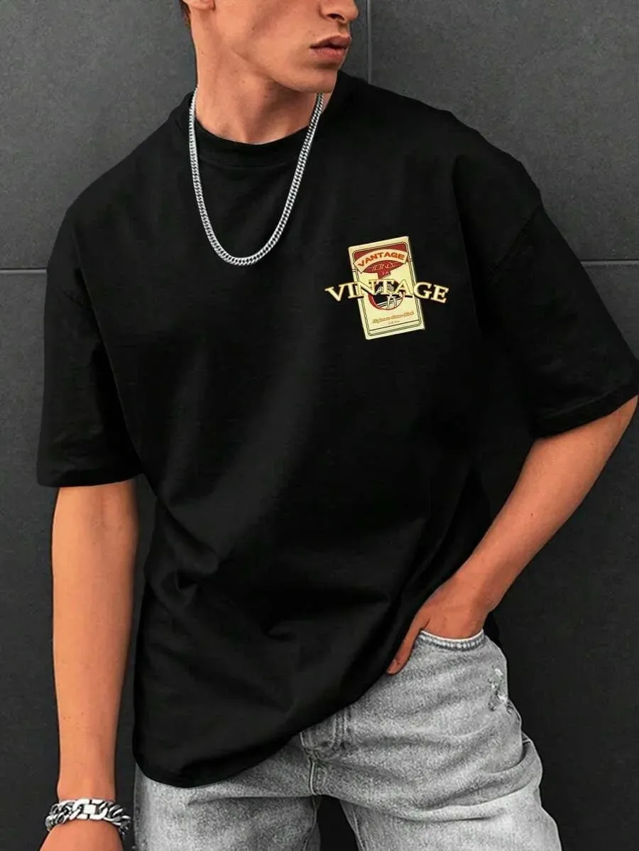 SXV  'Vinatge’ Printed Cool Aesthetic Oversized Baggy T-shirt