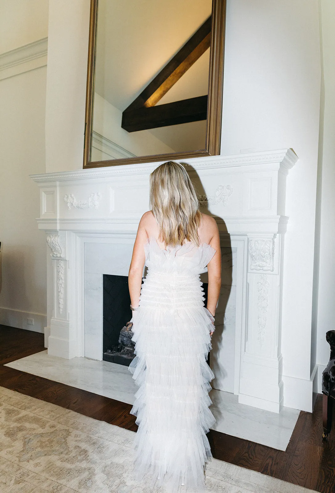 Tell Me About It Tulle Dress - White/Nude