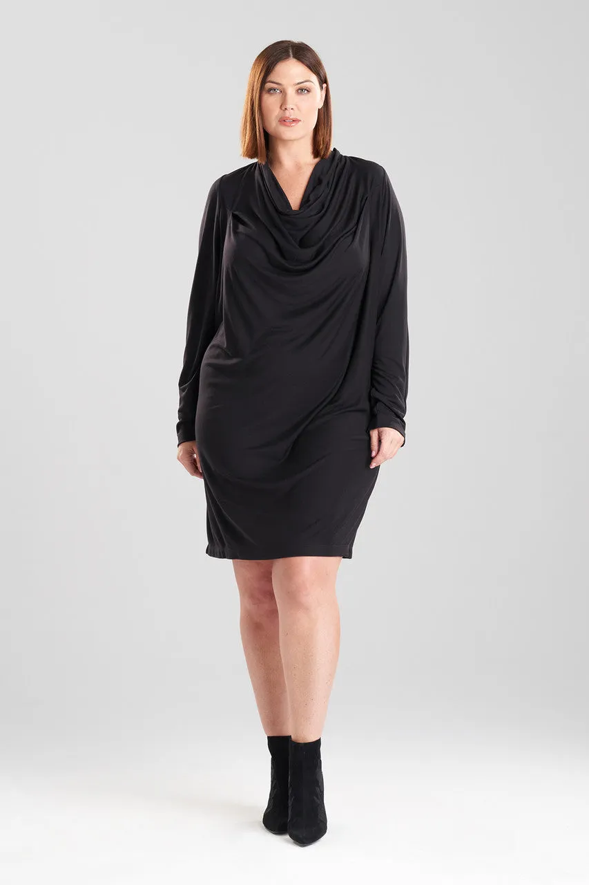 TENCEL™ Jersey Drape Dolman Sleeve Dress