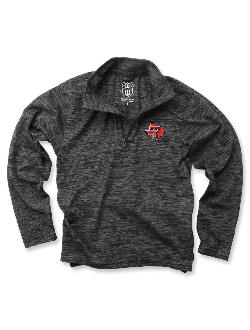 Texas Tech Heathered Pride INFANT Quarter Zip Pullover
