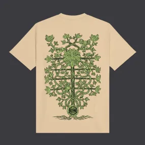 The Green Man Tee Beige