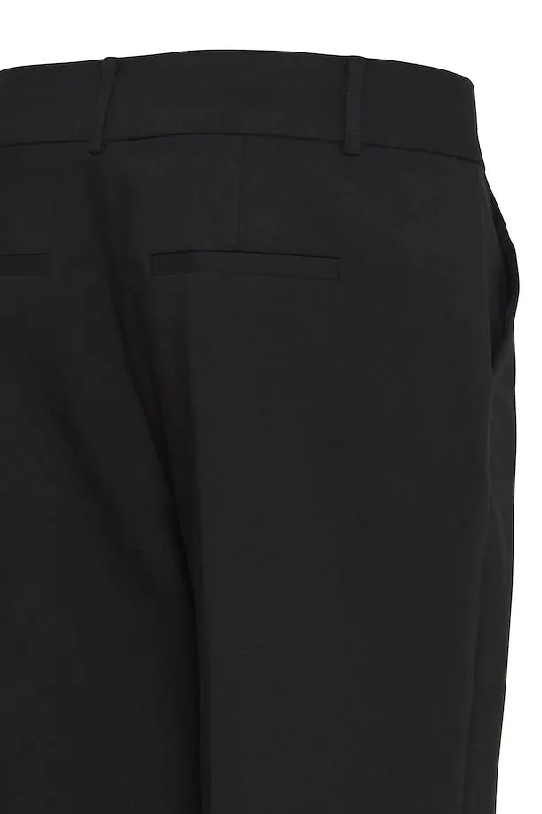 The Tessa Straight Leg Trouser - Black