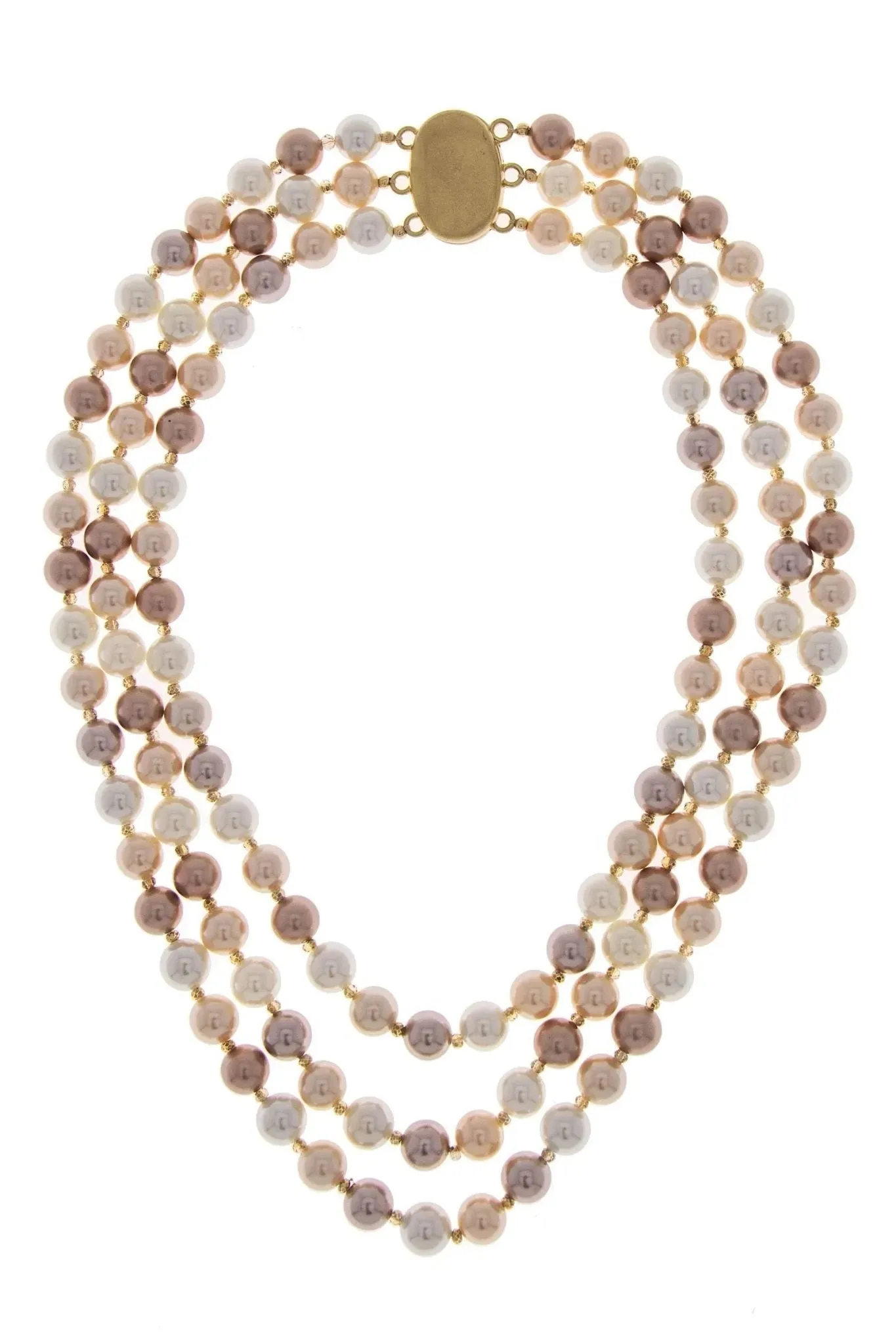 Three Layer Pearl Necklace