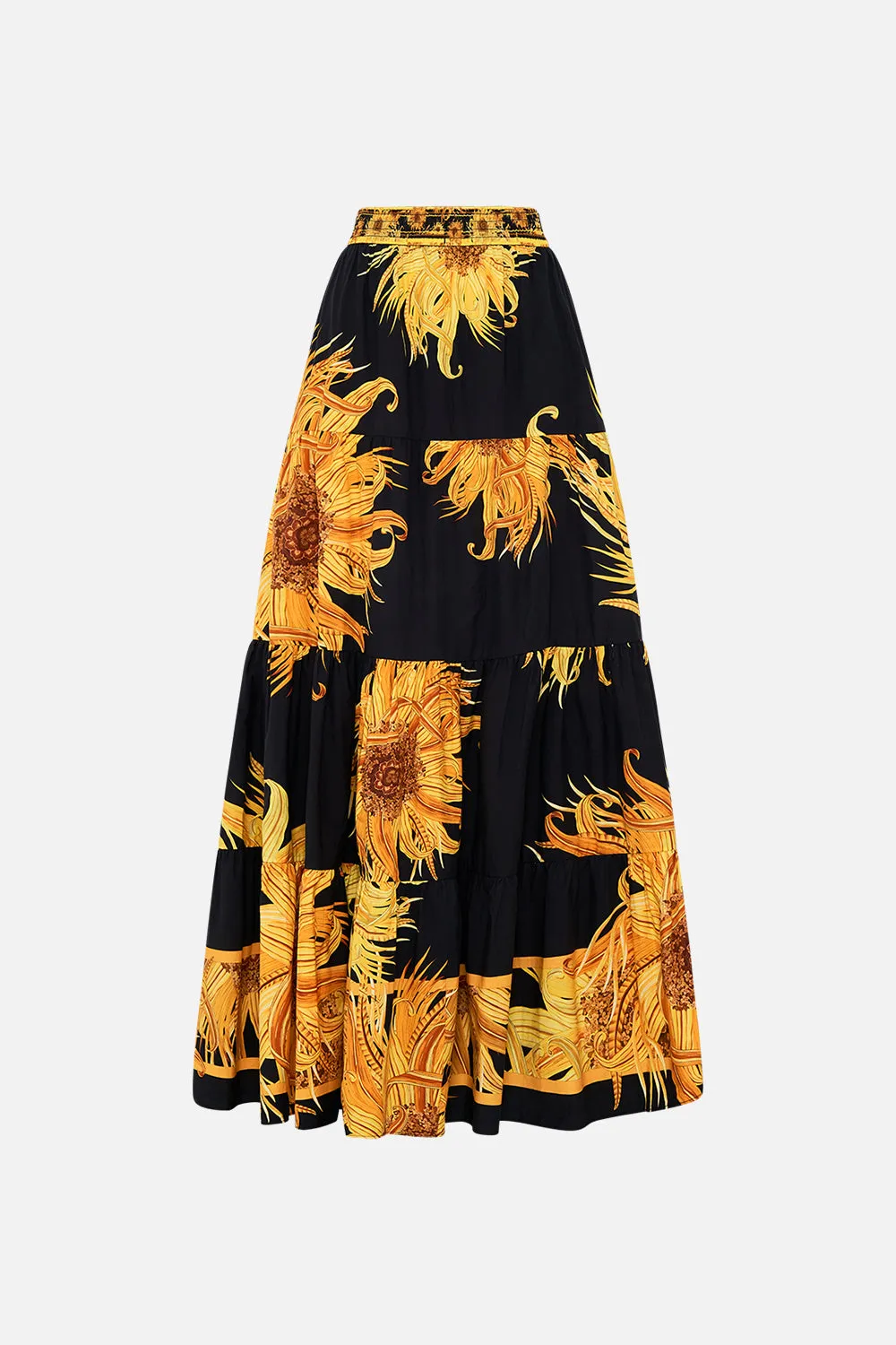 TIERED MAXI SKIRT MAKE ME YOUR MASTERPIECE