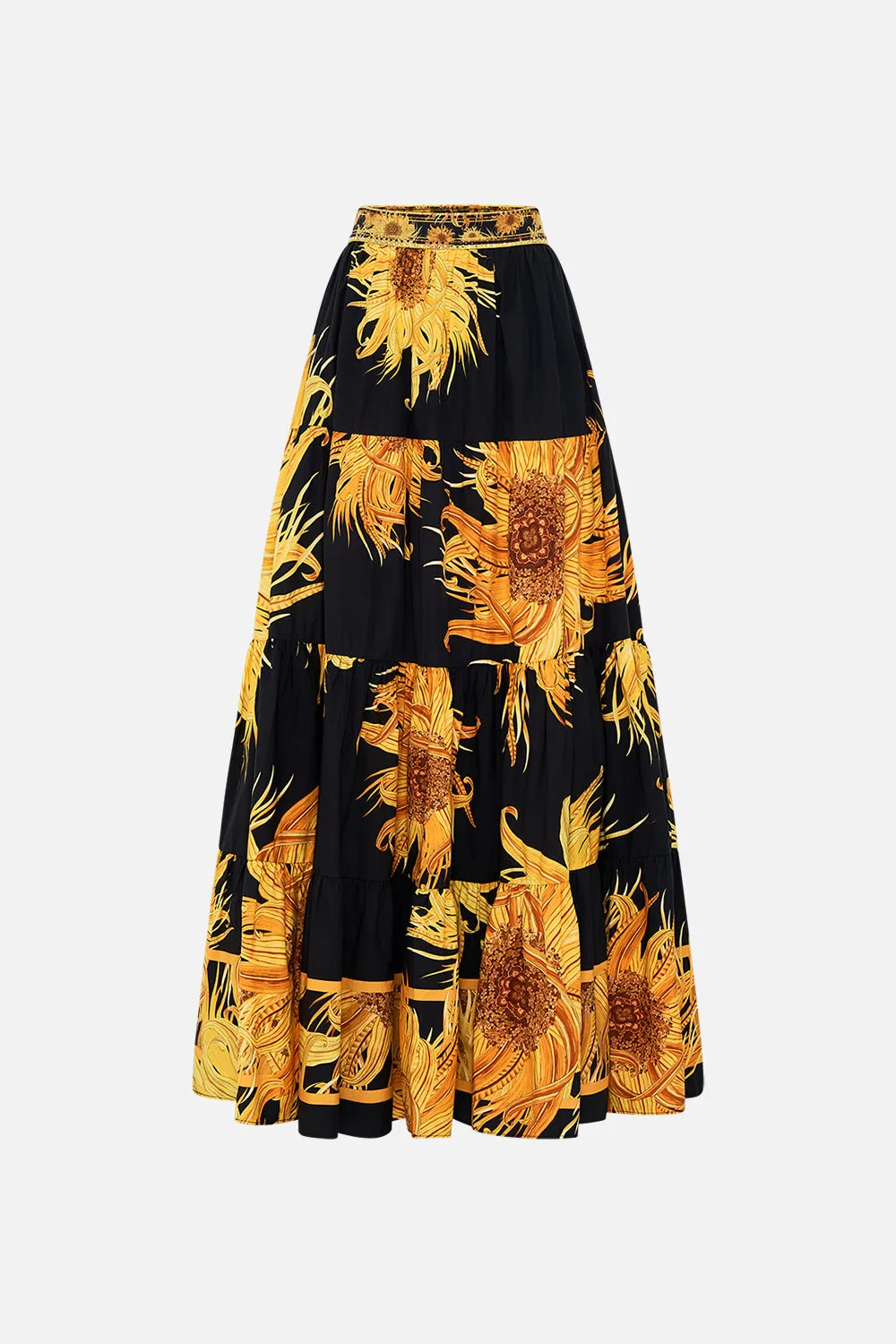 TIERED MAXI SKIRT MAKE ME YOUR MASTERPIECE