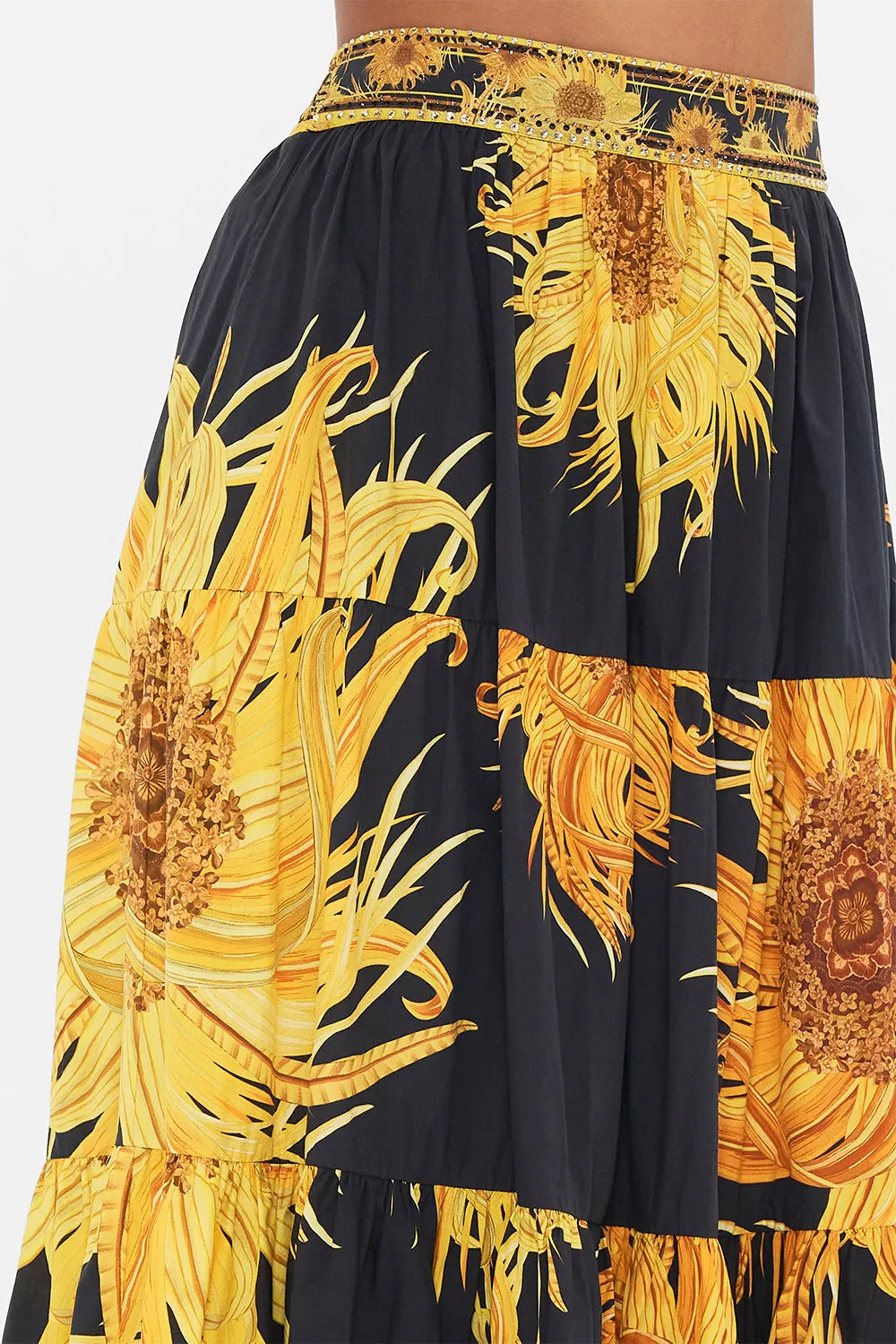 TIERED MAXI SKIRT MAKE ME YOUR MASTERPIECE