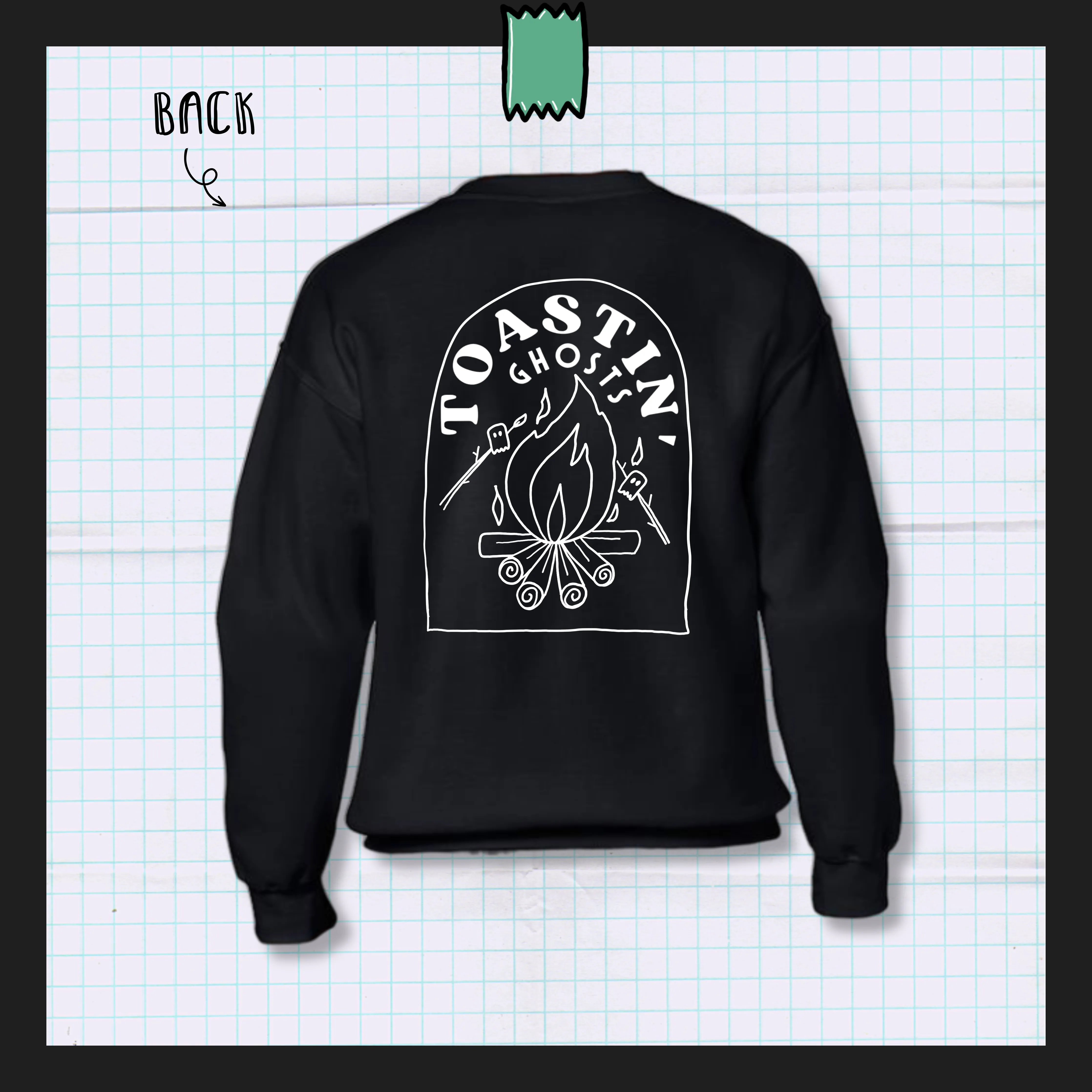 TOASTIN' GHOSTS | Unisex Crewneck Jumper