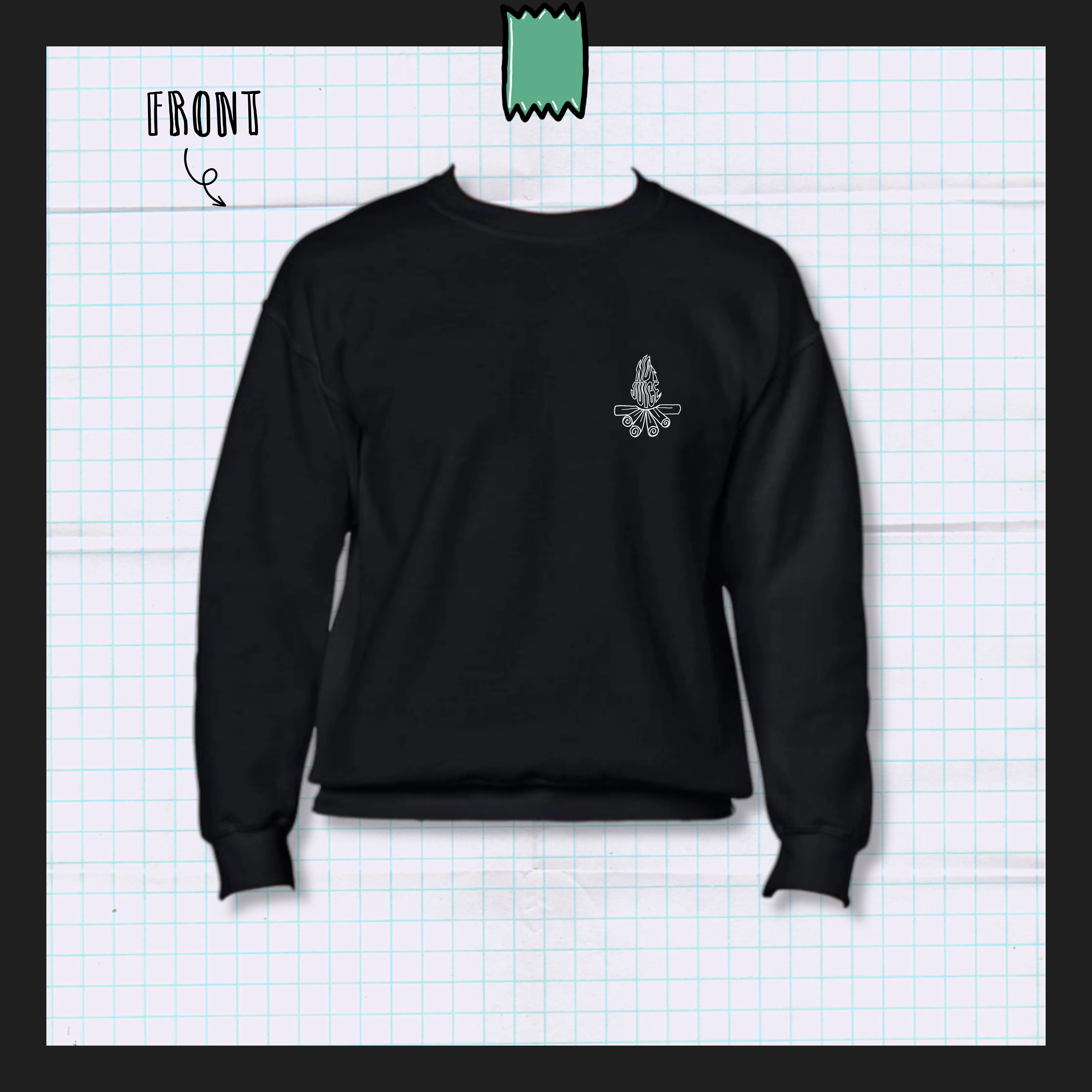 TOASTIN' GHOSTS | Unisex Crewneck Jumper