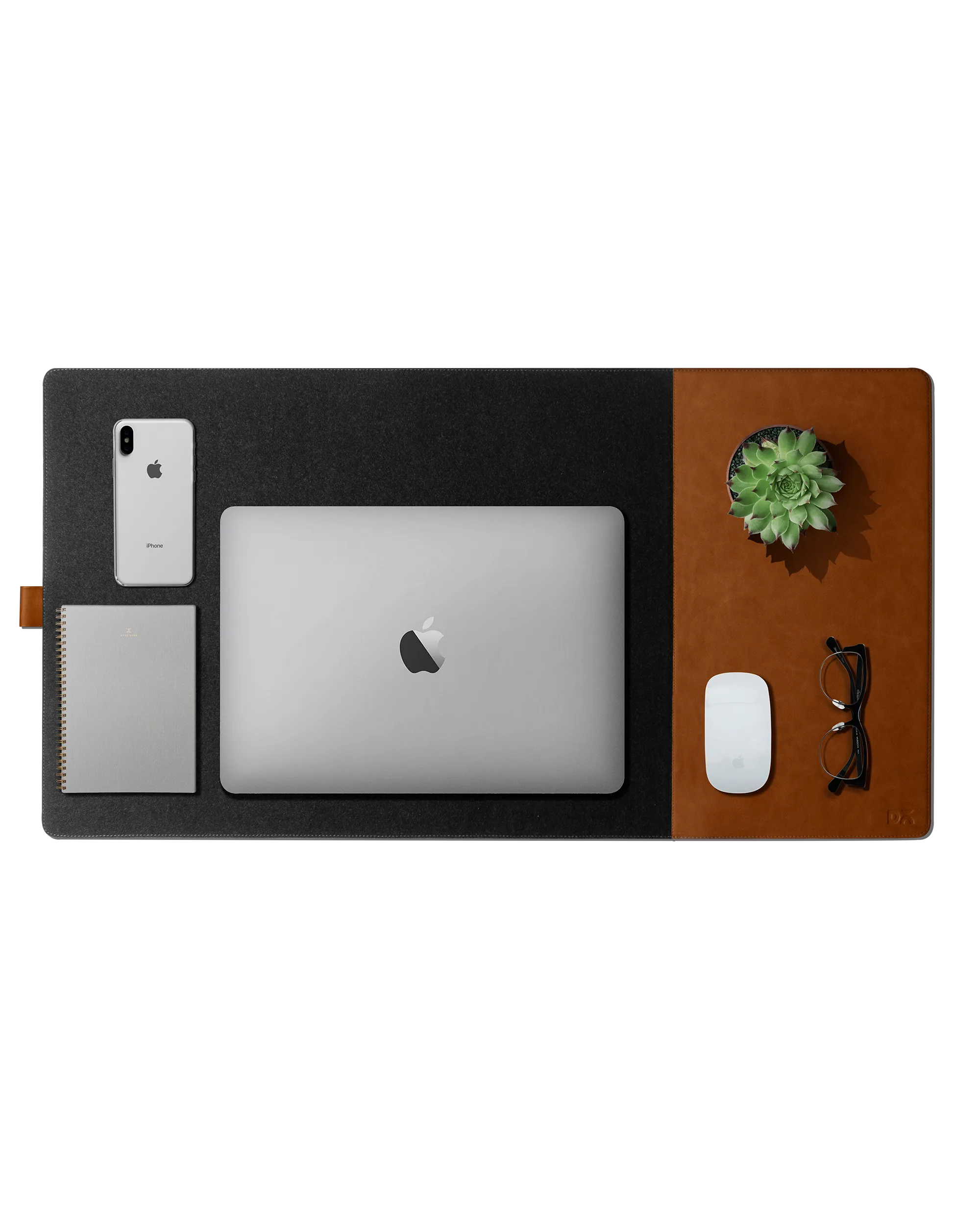 Turf 2.0 Felt Desk Mat and Mouse Pad - (Grey)