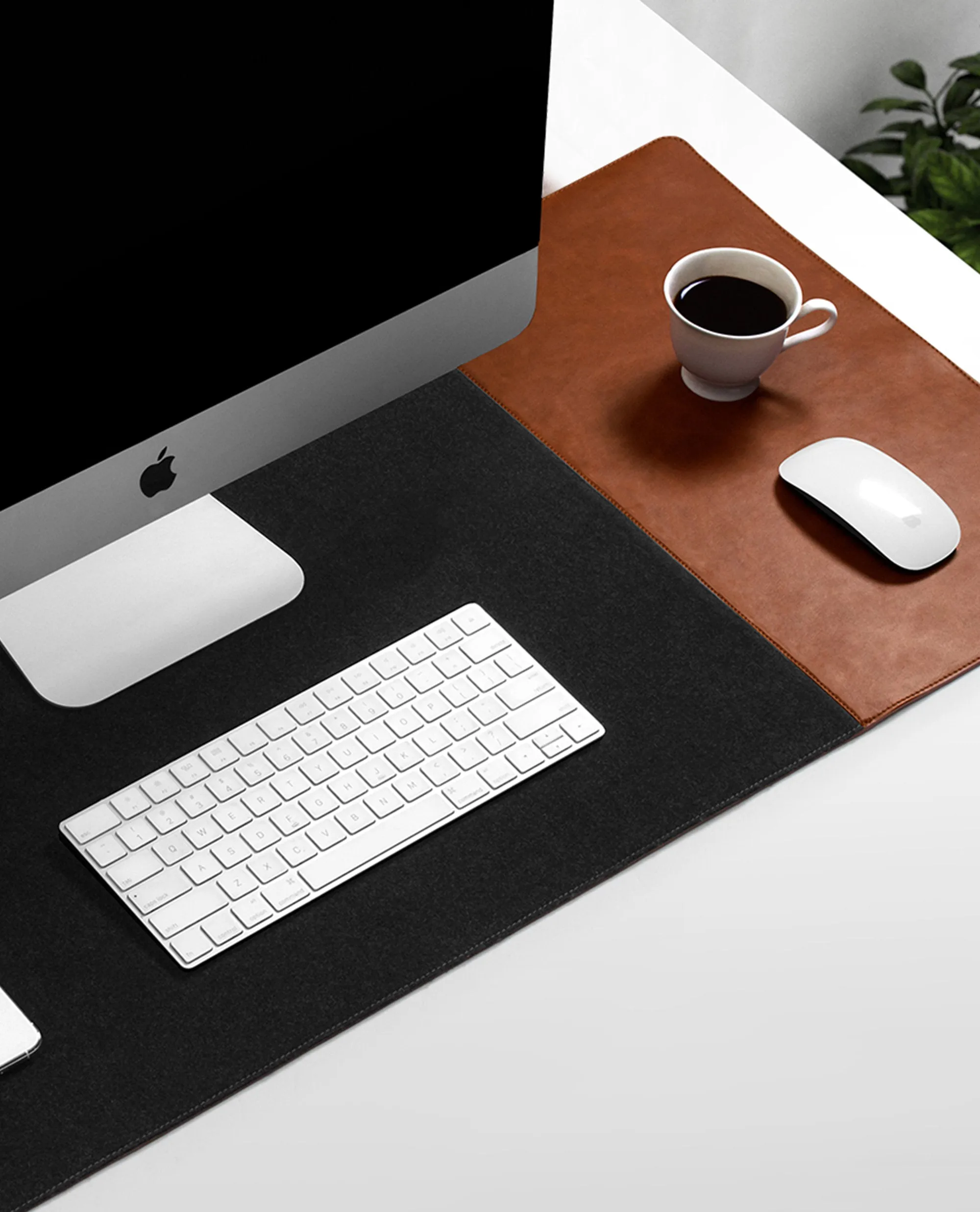 Turf 2.0 Felt Desk Mat and Mouse Pad - (Grey)