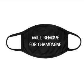 Two Layer Cotton Glitter Will Remove for Champagne Face Mask