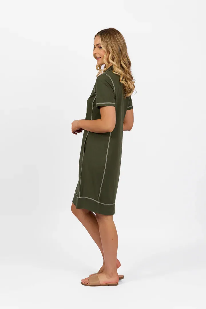 Vassalli Short Sleeve Knit Dress