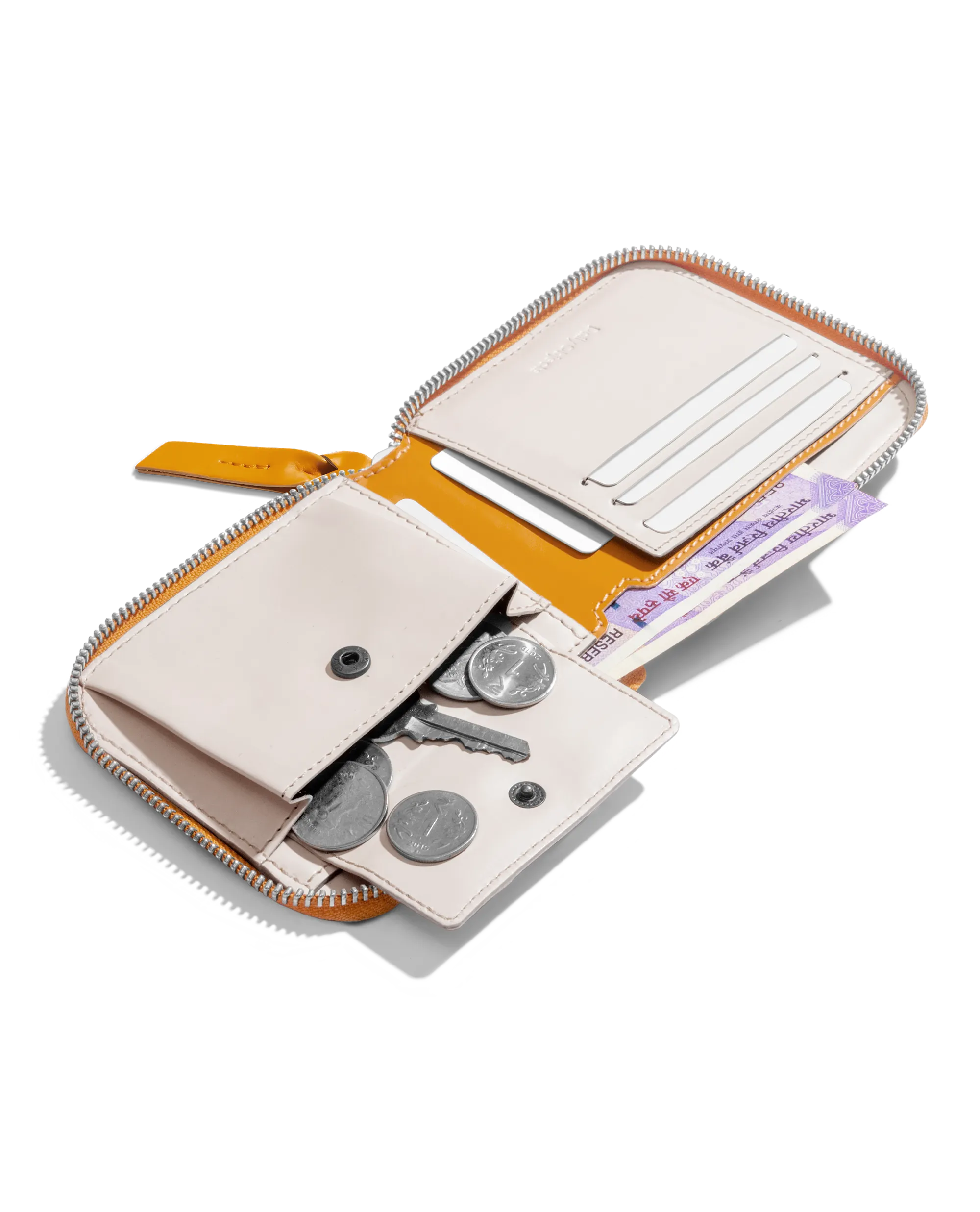 Vegan Leather Zip Wallet