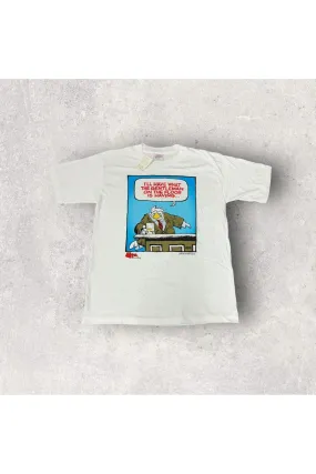 Vintage Deadstock Single Stitch 1990 Shoebox I'll Have What The Gentleman On The Floor Is Having Tee- L