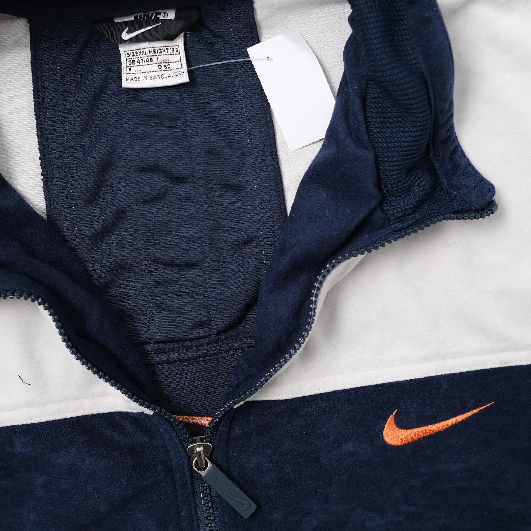 Vintage Nike Velour Track Jacket XLarge / XXL