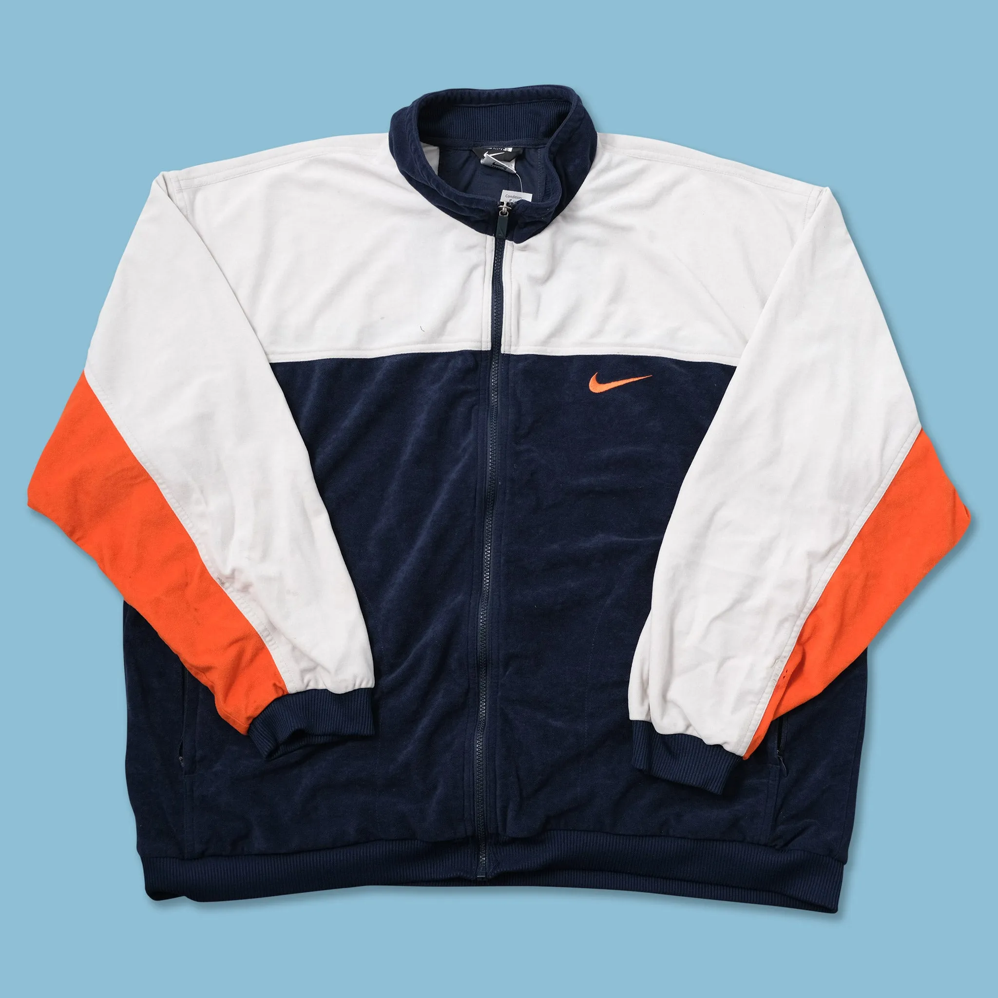 Vintage Nike Velour Track Jacket XLarge / XXL