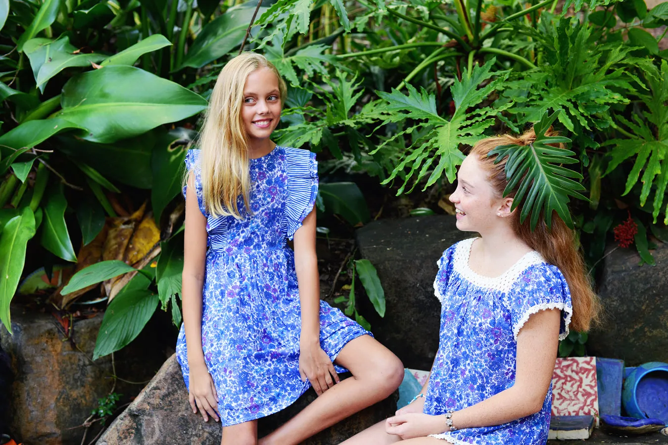 Viola Dress Aster with Stripe (Tween/Teen)