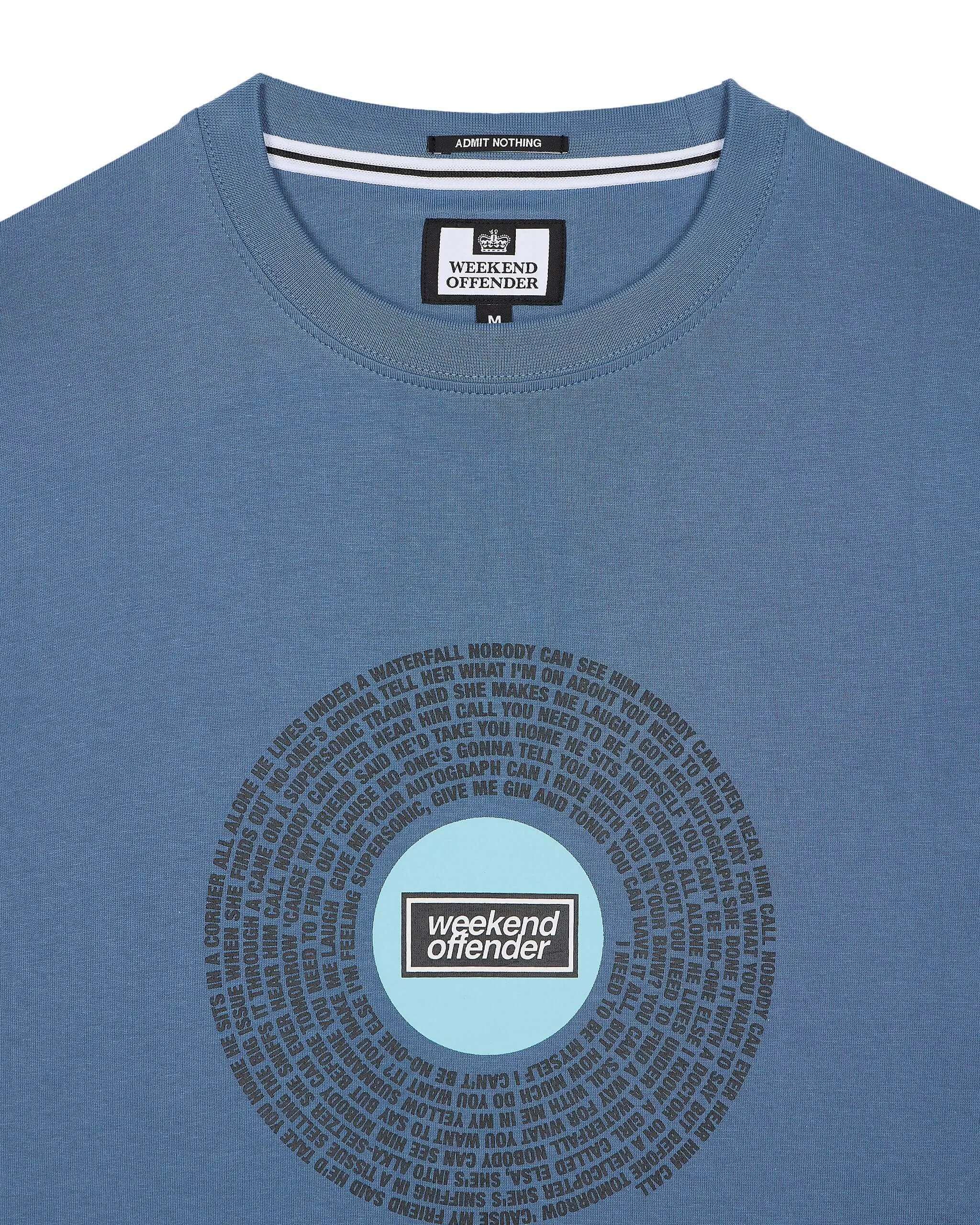Weekend Offender T Shirt SUPERSONIC Baltic Blue