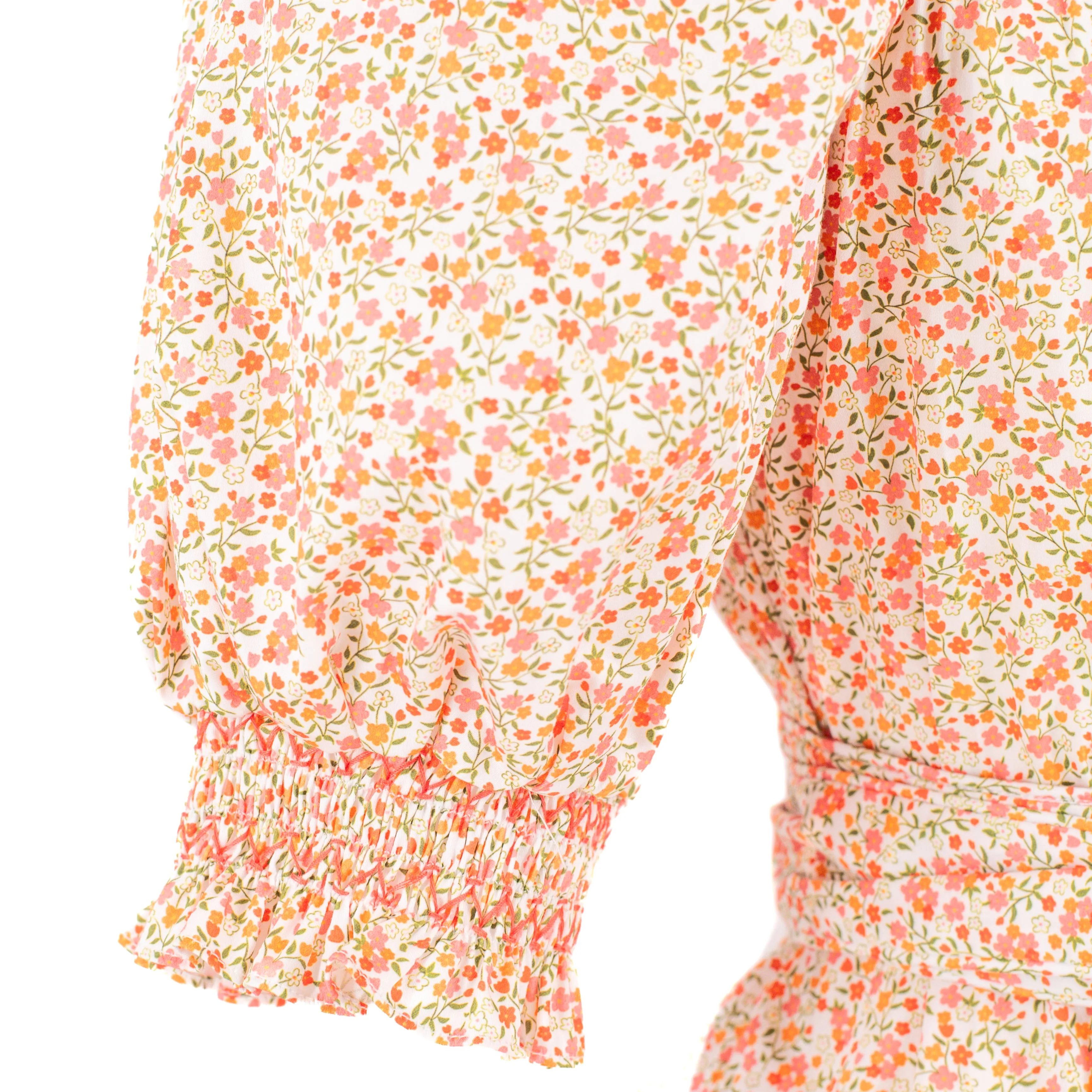 Women's Bonjour Dress - Peach Floral