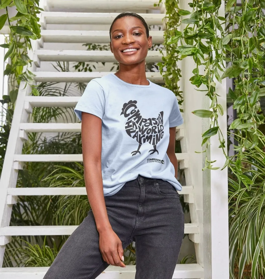 Women's Compassion Chicken  T-Shirt