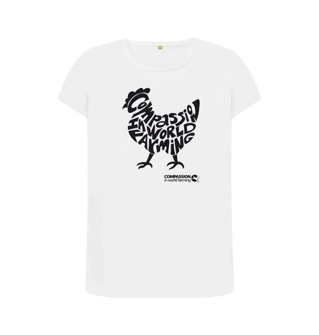 Women's Compassion Chicken  T-Shirt