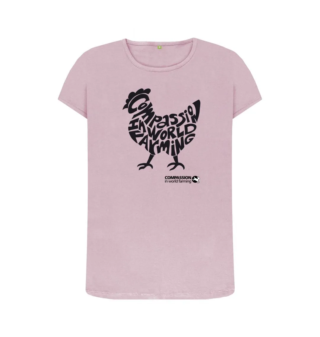 Women's Compassion Chicken  T-Shirt