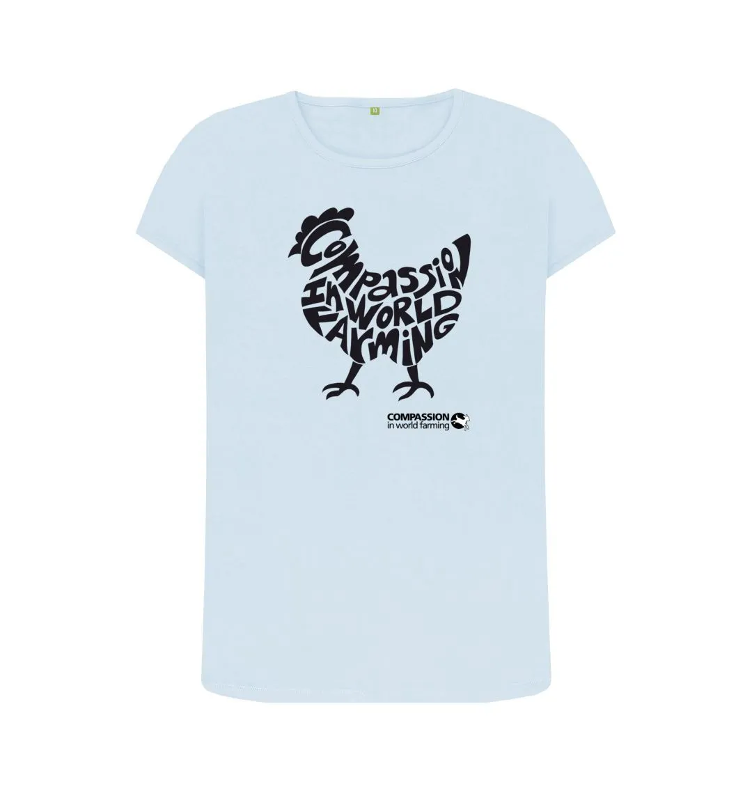 Women's Compassion Chicken  T-Shirt