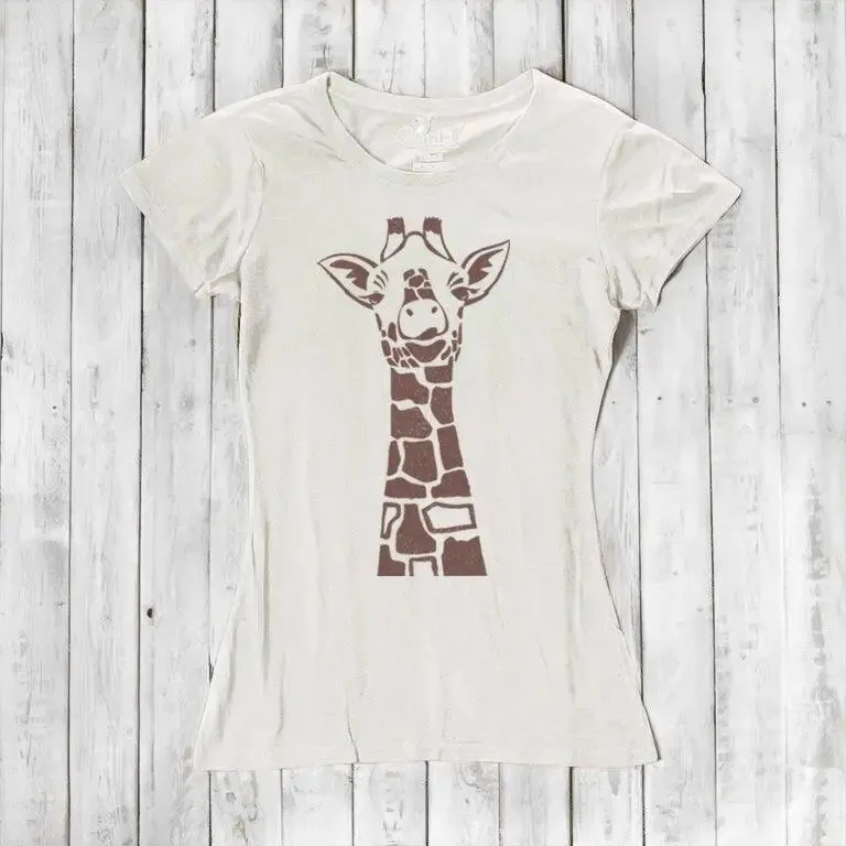 Women's Giraffe T-shirt - Stylish and Comfortable Animal Print